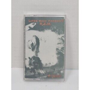 Vintage R.E.M- Life's Rich Pageant Cassette VG+ 1980's